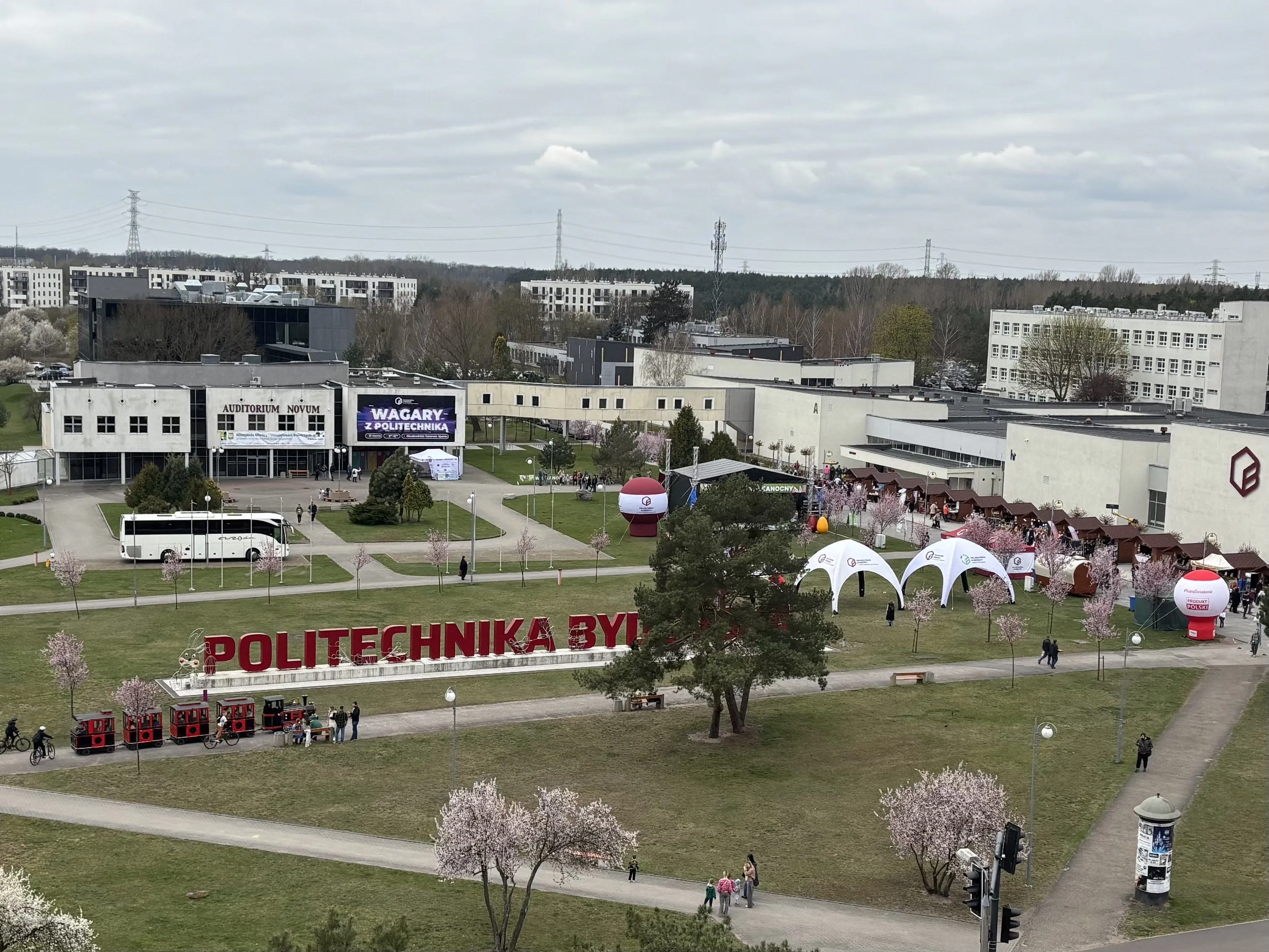 My university during the Easter fest